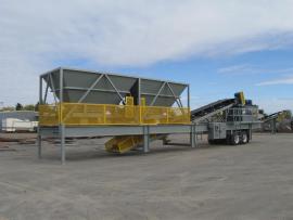 NEW - portable 2 Bin pugmill mixing plant (2 of 3)