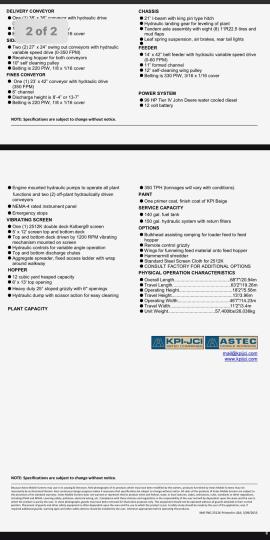 2014 Portable Screening Plant- Astec Fold N' Go 2512K (3 of 14)