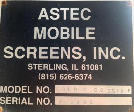 2014 Portable Screening Plant- Astec Fold N' Go 2512K (5 of 14)